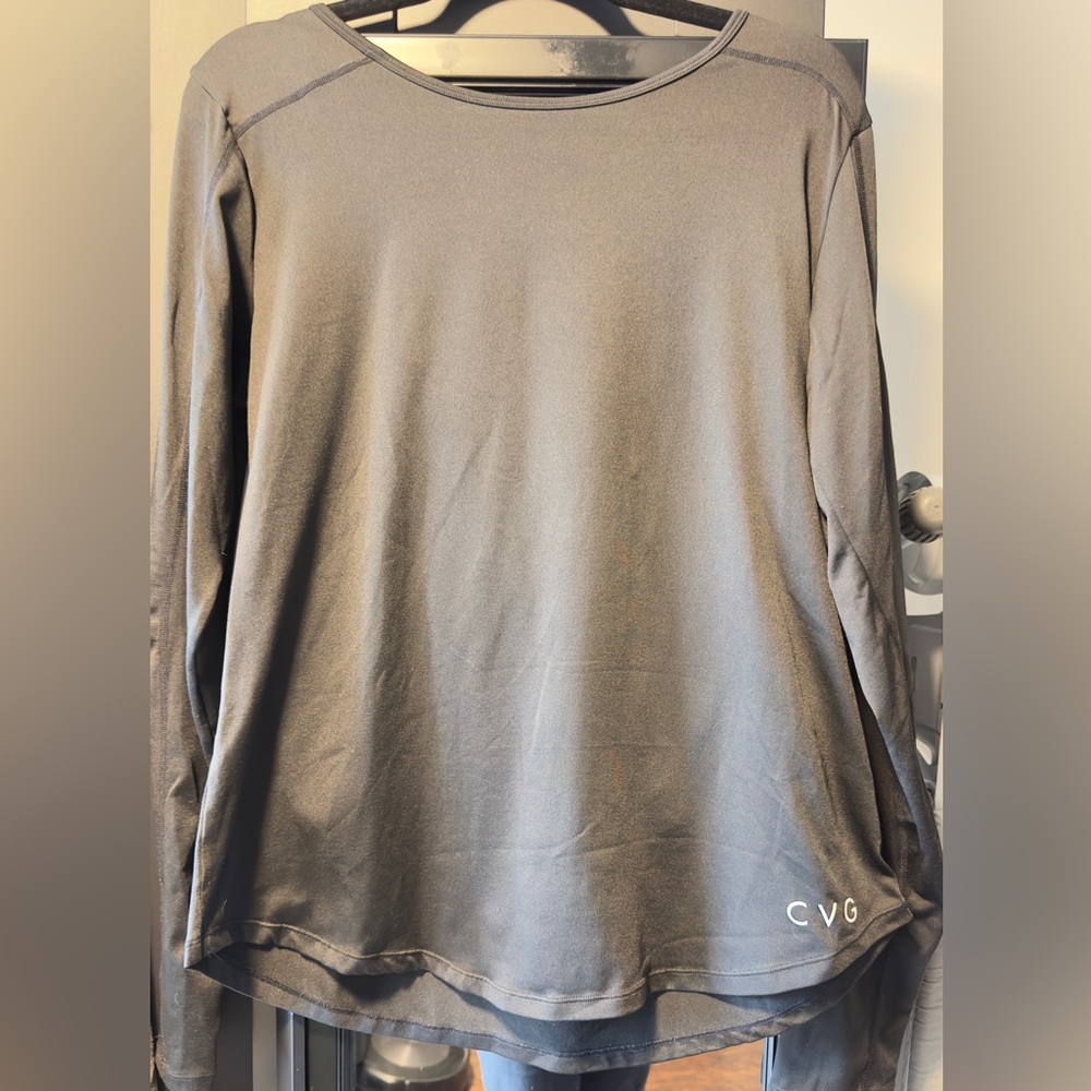 CVG Performance Long Sleeve Top in Black